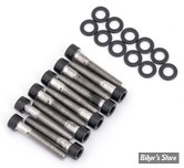 ECLATE I - PIECE N° 02 - KIT VISSERIE DE CARTER PRIMAIRE - RA1250 / RH975 - OEM 10201141 - SCREWS4BIKES - NOIR MAT