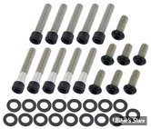 ECLATE I - PIECE N° 70 - KIT VISSERIE DE CARTER PRIMAIRE EXTERNE - TOURING 85/98 - OEM 4741 / 4814 / 4740 / 4813 - SCREWS4BIKES - NOIR MAT