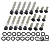 ECLATE I - PIECE N° 70 - KIT VISSERIE DE CARTER PRIMAIRE EXTERNE - TOURING 99/06 - OEM 4741 / 4814 / 4740 / 4813 - SCREWS4BIKES - NOIR MAT