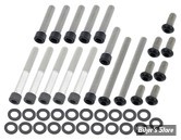 ECLATE I - PIECE N° 70 - KIT VISSERIE DE CARTER PRIMAIRE EXTERNE - SOFTAIL 99/06 / DYNA 99/05 - SCREWS4BIKES - NOIR MAT