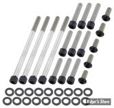 ECLATE I - PIECE N° 70 - KIT VISSERIE DE CARTER PRIMAIRE EXTERNE - SOFTAIL 07/17 / DYNA 06/17 - SCREWS4BIKES - NOIR MAT