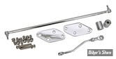 KIT DE DEPLACEMENT DE COMMANDES AVANCEES - RECUL - SPORTSTER 04/13 - REDUCED REACH CONVERSION KIT - CHROME - OEM 50700010 - ZODIAC