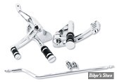 - COMMANDES AVANCEES - DYNA 91/05 - LONGUEUR STANDARD - USINEES ALUMINIUM - CHROME