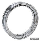 VOILE DE JANTE - 1" X 4.50 - 40 RAYONS - DROP CENTER - OEM 00000-00 - CHROME