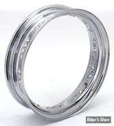 VOILE DE JANTE - 16" X 3.50 - 40 RAYONS - DROP CENTER - OEM 00000-00 - CHROME