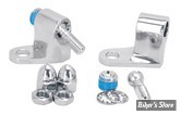 ECLATE K - PIECE N° 02 - KIT DE  FIXATION DE CLIGNOTANTS DE GUIDON - OEM 68266-03 - CHROME - ZODIAC
