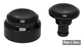 ECLATE O - PIÈCE N° 19/20 - CACHES AXES D'AXE DE BRAS OSCILLANT - SOFTAIL M8 FLDE / FLHC / FLSB / FLSL / FXBB / FXLR / FXRTS / FXST - RICK'S MOTORCYCLES - LISSE - NOIR -