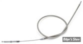 CABLE D'EMBRAYAGE POUR SPORTSTER 71/85 - LONGUEUR : 122CM - OEM 00000-00 - ZODIAC - TRESSÉ GAINÉ