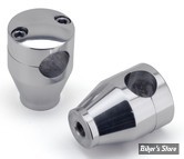 RISERS -  HAUTEUR : 50 MM / 2" - ZODIAC  - RISERS RONDS Aluminium - POLI