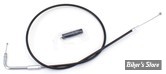 CABLE DE TIRAGE POUR BIGTWIN & SPORTSTER 96UP - LONGUEUR : 99.00CM - OEM 00000-00 - ZODIAC - FINITION : NOIR