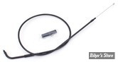 CABLE DE TIRAGE POUR BIGTWIN & SPORTSTER 96UP - LONGUEUR : 94.00CM - OEM 56306-96 - ZODIAC - FINITION : TOUT NOIR