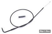 CABLE DE TIRAGE POUR BIGTWIN & SPORTSTER 96UP - LONGUEUR : 99.00CM - OEM 00000-00 - ZODIAC - FINITION : TOUT NOIR