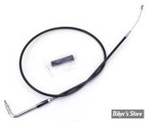 CABLE DE RETOUR POUR BIGTWIN & SPORTSTER 96UP - LONGUEUR : 99 CM - OEM 00000-00 - ZODIAC - FINITION : NOIR
