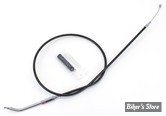 CABLE DE RETOUR POUR BIGTWIN & SPORTSTER 96UP - LONGUEUR :102 CM - OEM 00000-00 - ZODIAC - FINITION : NOIR