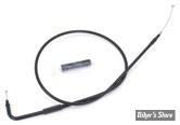 CABLE DE RETOUR POUR BIGTWIN & SPORTSTER 96UP - LONGUEUR : 84 CM - OEM 00000-00 - ZODIAC - FINITION : TOUT NOIR
