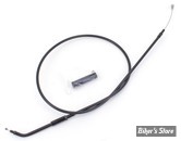 CABLE DE RETOUR POUR BIGTWIN & SPORTSTER 96UP - LONGUEUR :104 CM - OEM 00000-00 - ZODIAC - FINITION : TOUT NOIR