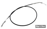 CABLE DE TIRAGE POUR BIGTWIN & SPORTSTER AVEC MIKUNI HS 40 - LONGUEUR :119 CM - BIGTWIN / SPORTSTER 1986/1995 - ZODIAC - NOIR