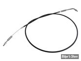 CABLE DE RETOUR POUR BIGTWIN & SPORTSTER AVEC MIKUNI HS 40 - LONGUEUR :119CM - BIGTWIN / SPORTSTER 1986/1995 - ZODIAC - NOIR