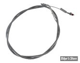 CABLE DE RETOUR POUR BIGTWIN & SPORTSTER AVEC MIKUNI HS 40 - LONGUEUR :119CM - BIGTWIN / SPORTSTER 1981/1995 - BARNETT - INOX