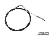 CABLE DE RETOUR POUR BIGTWIN & SPORTSTER AVEC MIKUNI HS 40 - LONGUEUR :104CM - BIGTWIN / SPORTSTER 1996UP - BARNETT - NOIR`