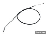 CABLE DE RETOUR POUR BIGTWIN & SPORTSTER AVEC MIKUNI HSR 42/45 - LONGUEUR :104CM - 1986/1995 - ZODIAC - NOIR