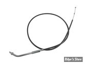 CABLE DE RETOUR POUR BIGTWIN & SPORTSTER AVEC MIKUNI HSR 42/45 - LONGUEUR :109CM - 1986/1995 - ZODIAC - NOIR