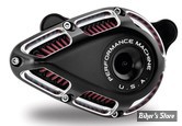 FILTRE A AIR - PERFORMANCE MACHINE - MILWAUKEE EIGHT 2023UP - JET - CONTRAST CUT - 0206-2167-BM