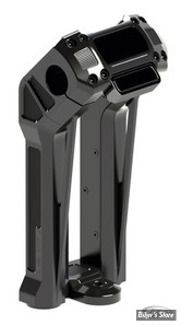 RISERS EQUIPÉS POUR COMPTEUR - POUR GUIDON Ø 32.00 MM - RICK'S - RISERS / SUPPORT DE COMPTEUR - RICK'S - SOFTAIL M8 18UP - CLUB STYLE - HAUTEUR : 17,80 CM / 7" - NOIR - S8-CSP07ST-0