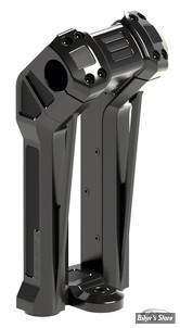 POUR GUIDON Ø 32.00 MM - RICK'S -  RISERS / SUPPORT DE COMPTEUR - RICK'S - SOFTAIL M8 FXLRS / FXRST 18UP - Clubstyle Riser KIT Pullback - HAUTEUR : 17,80 CM / 7" - NOIR - S8-CSP0700-0