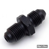 - RACCORD DE CONNECTION : AN3 > M10 x 1.00  - GOODRIDGE - 0° - INOX / NOIR