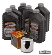 KIT HUILE SYNTHETIQUE - HUILE SPECTRO PLATINIUM 3 EN 1 FULL SYNTHETIQUE - TWINCAM 99/17 - Huile Spectro Platinum "3 en 1" synthétique full pour moteur, primaire et boite - FILTRE A HUILE : CHROME 