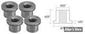 - INSERT / RACCORD A SOUDER - FILETAGE : 1/8 NPT - ACIER - AVEC BRIDE - 000720 - LES 4 PIÈCES