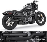 ECHAPPEMENT - NIGHTSTER RH975 / RH975S 2022UP - FREEDOM PERFORMANCE - INDEPENDENCE "PERFORATED" - NOIR  / EMBOUTS : STAR  NOIR  - HD02160