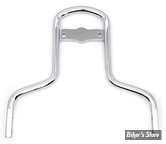 MONTANT DE DE SISSY BAR - OEM 52540-09A - Low Mini-Medallion Style Sissy Bar Upright - CHROME - V-TWIN