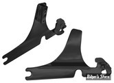 -  PLAQUES DE SISSY BAR DETACHABLES - OEM 53810-00 / 53810-00B / 53810-00C - Zodiac - NOIR - Softail 00up