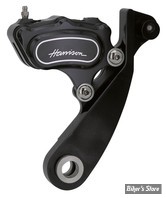 - KIT ETRIER ARRIÈRE HARRISON BILLET - 4 PISTONS - SLIMLINE - SOFTAIL 87/99 - COTE DROIT - NOIR