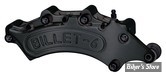 ETRIER HARRISON BILLET - AVANT - MINI 6 - 6 PISTONS - TYPE BANANA / FL 76/83 - COTE GAUCHE - NOIR