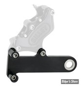 ETRIER HARRISON BILLET - SUPPORT ETRIER ARRIÈRE - ORIGINAL SERIE - 4 PISTONS - SPORTSTER 84/99 - NOIR