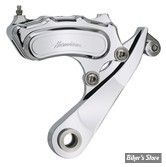 - KIT ETRIER ARRIÈRE HARRISON BILLET - 6 PISTONS - SLIMLINE MINI 6 - SOFTAIL 00/07 - FINITION : POLI