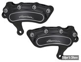 - ETRIER HARRISON BILLET - AVANT - 6 PISTONS - SLIMLINE - 2000/2014 - DISQUE DE FREIN DE 13" - NOIR - LA PAIRE