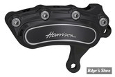 - ETRIER HARRISON BILLET - AVANT - 6 PISTONS - SLIMLINE - 2000/2014 - DISQUE DE FREIN DE 13" - NOIR - COTÉ DROIT 