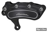 - ETRIER HARRISON BILLET - AVANT - 6 PISTONS - SLIMLINE - 2000/2014 - DISQUE DE FREIN DE 13" - NOIR - COTÉ GAUCHE