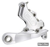 - KIT ETRIER ARRIÈRE HARRISON BILLET - 4 PISTONS - SOFTAIL 00/07 - FINITION : POLI