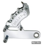 - ETRIER HARRISON BILLET - KIT ETRIER ARRIÈRE - 6 PISTONS  - MINI 6 - SPORTSTER 84/99 - POLI