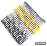 POUR JANTE DE 17" - JEU DE 40 RAYONS - OEM 00000-00 - CHROME