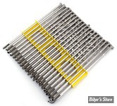 POUR JANTE DE 17" - JEU DE 40 RAYONS - OEM 00000-00 - INOX