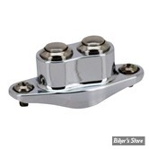INTERRUPTEUR DE GUIDON ø 1" - BOUTON POUSSOIR - CUSTOM CHROME - DUAL MICRO - CHROME