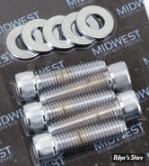 A - KIT VISSERIE DE COURONNE - BIGTWIN 86/94 / TOURING 80/84 - ALLEN - CHROME