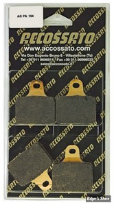PLAQUETTES DE FREIN - ACCOSSATO - AGPA134 - STANDARD / SINTERED - AGPA134ST