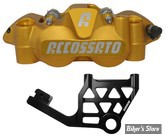 - KIT ETRIER ARRIÈRE RADIAL - TOURING 17UP - TOURING REAR BRAKE CALIPER KIT - ACCOSSATO - FINITION : OR ANODISÉ